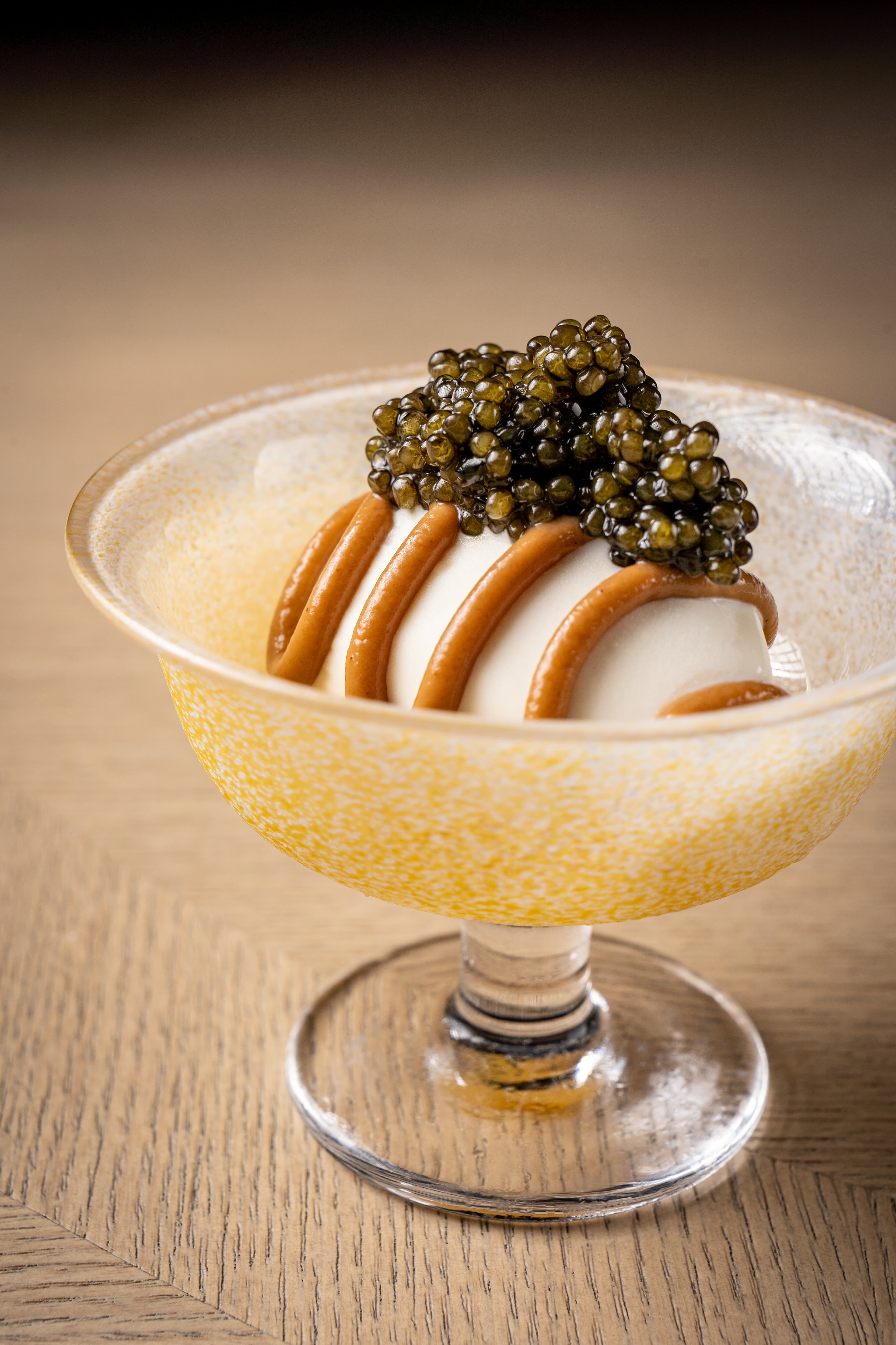 “Kaviari” Oscietra Caviar, XO Rum Gelato, Mole
