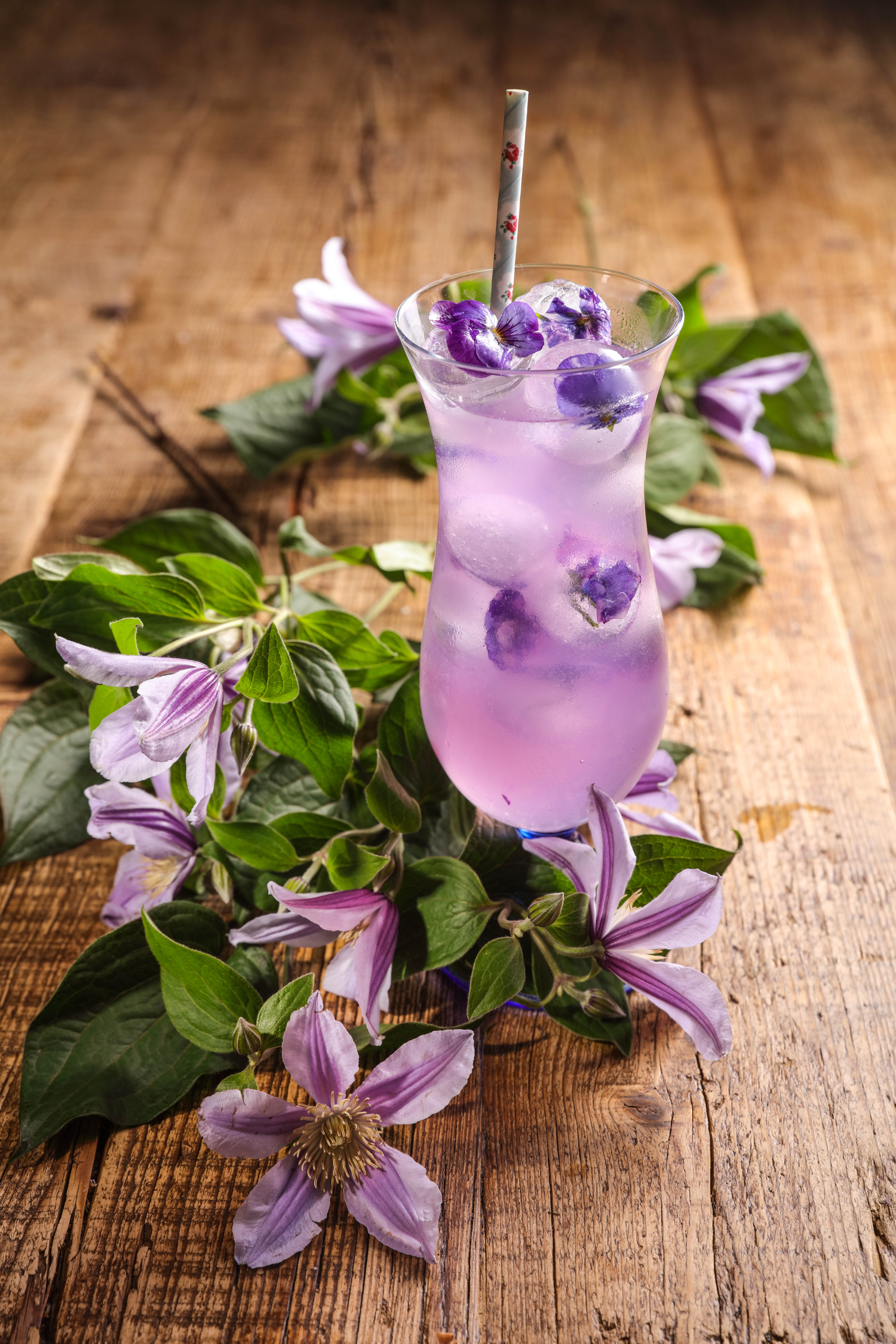 Blue Butterfly Soda