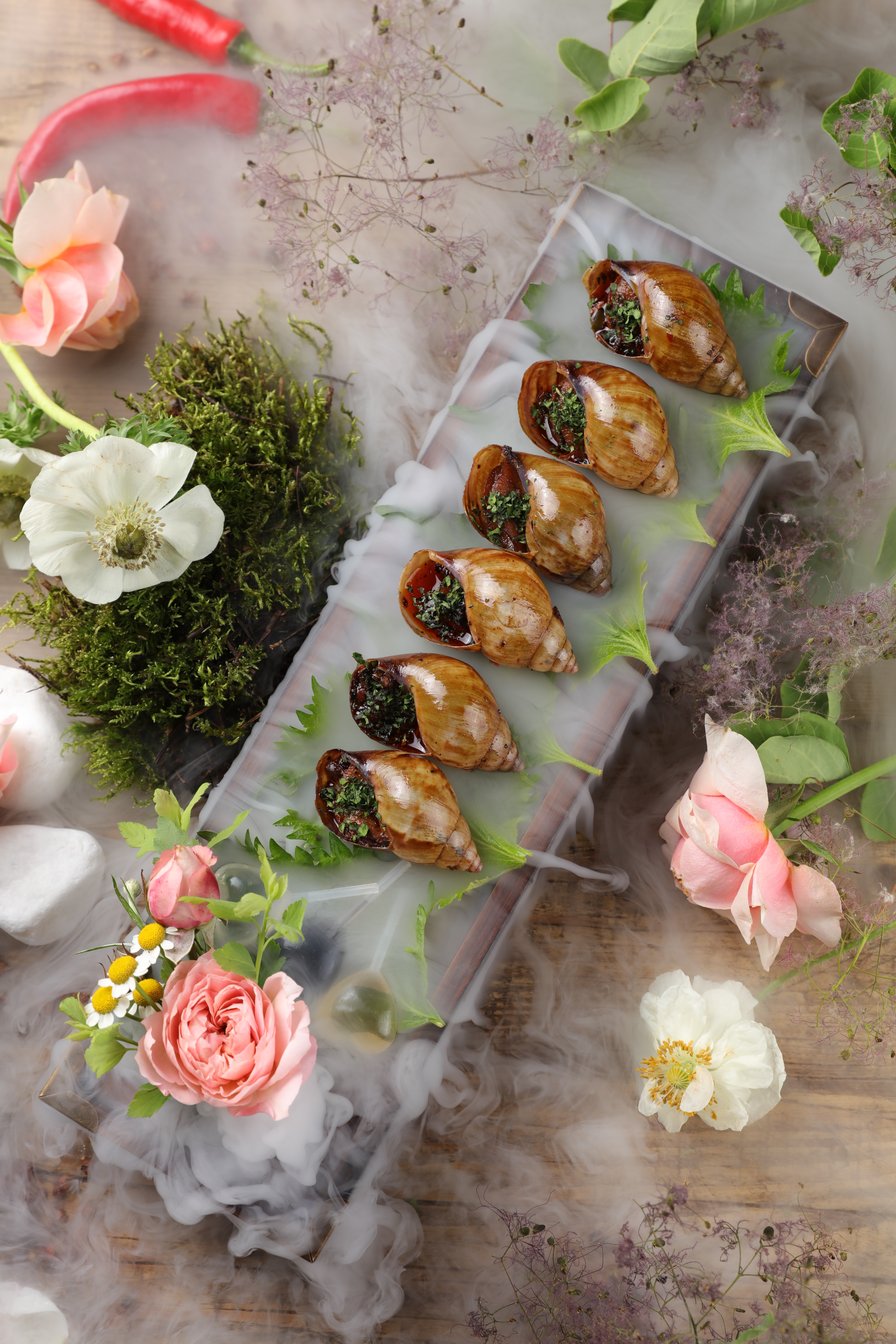 Boiled Escargots in Sichuan Style