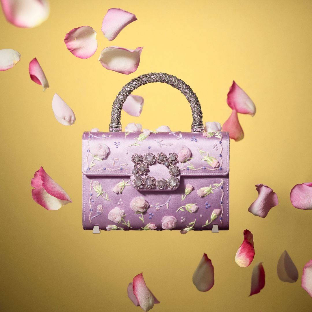 Roger Vivier 手袋 Lesage 刺繡 高級訂製