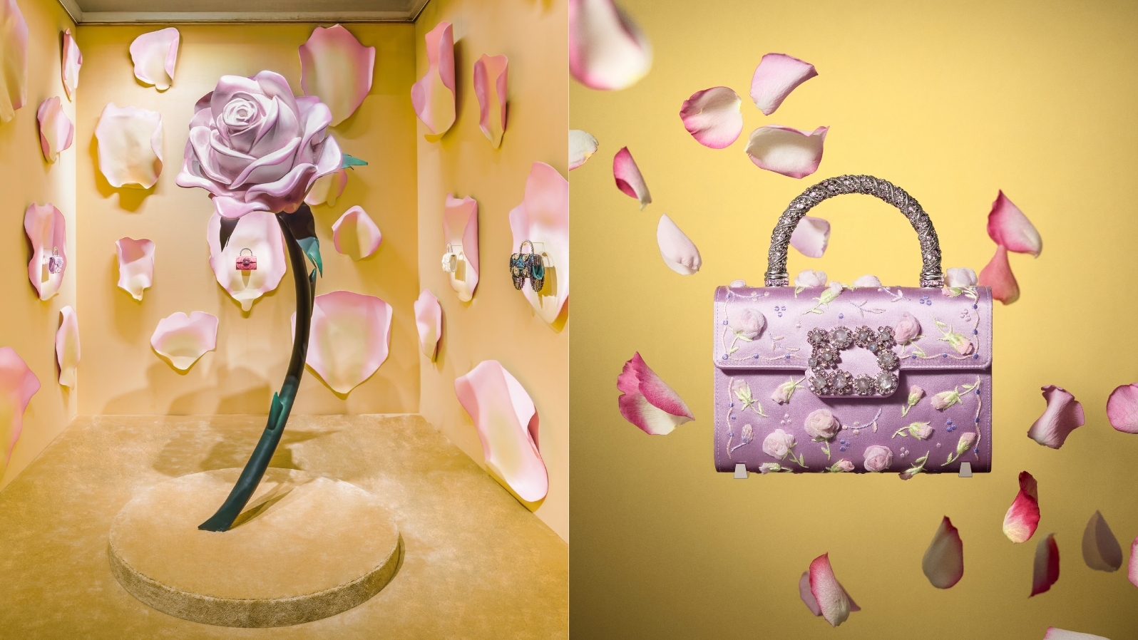 Roger Vivier 手袋 Lesage 刺繡 高級訂製