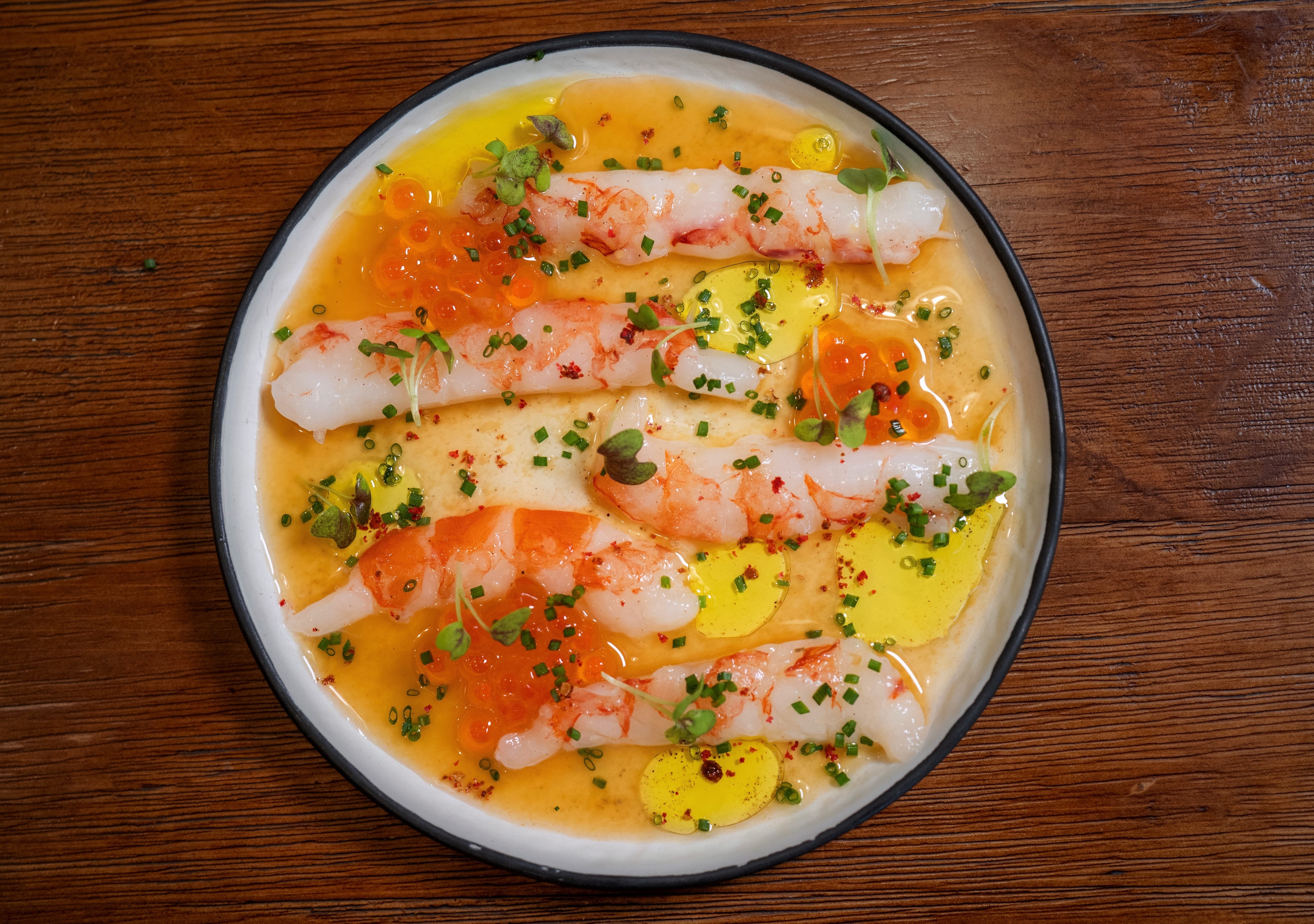 Red Prawn ceviche