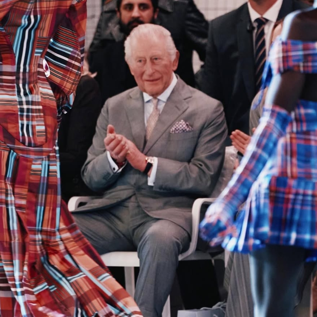 英王查理斯三世驚喜現身Tolu Coker時裝騷 