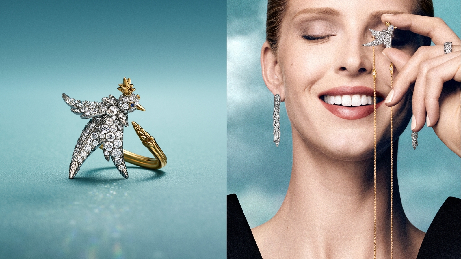 Bird on a Rock by Tiffany