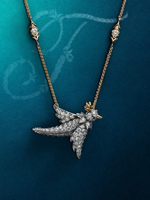 Bird on a Rock by Tiffany