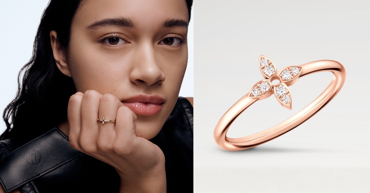 食指戴戒指象徵提升精神力量 Louis Vuitton