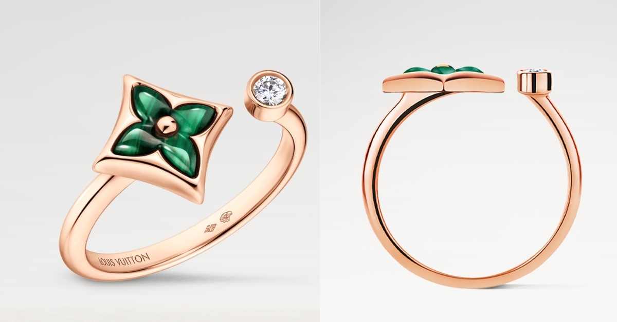 食指戴戒指象徵提升精神力量 Louis Vuitton