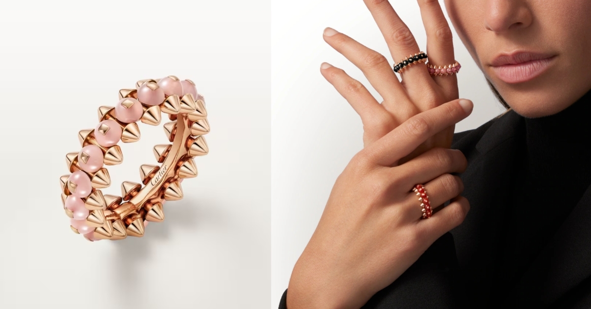 食指戴戒指象徵提升精神力量Cartier