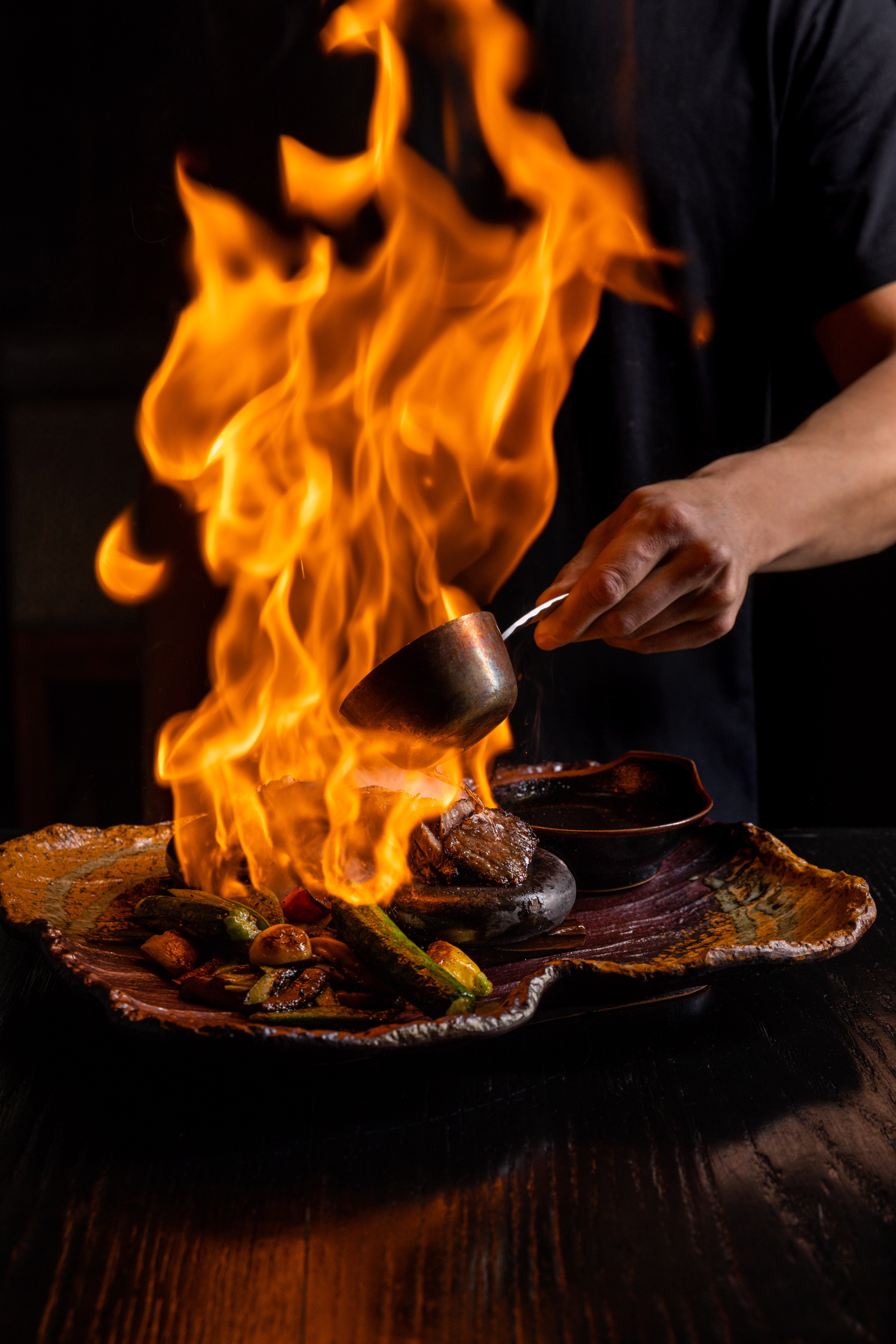 Wagyu Flambe