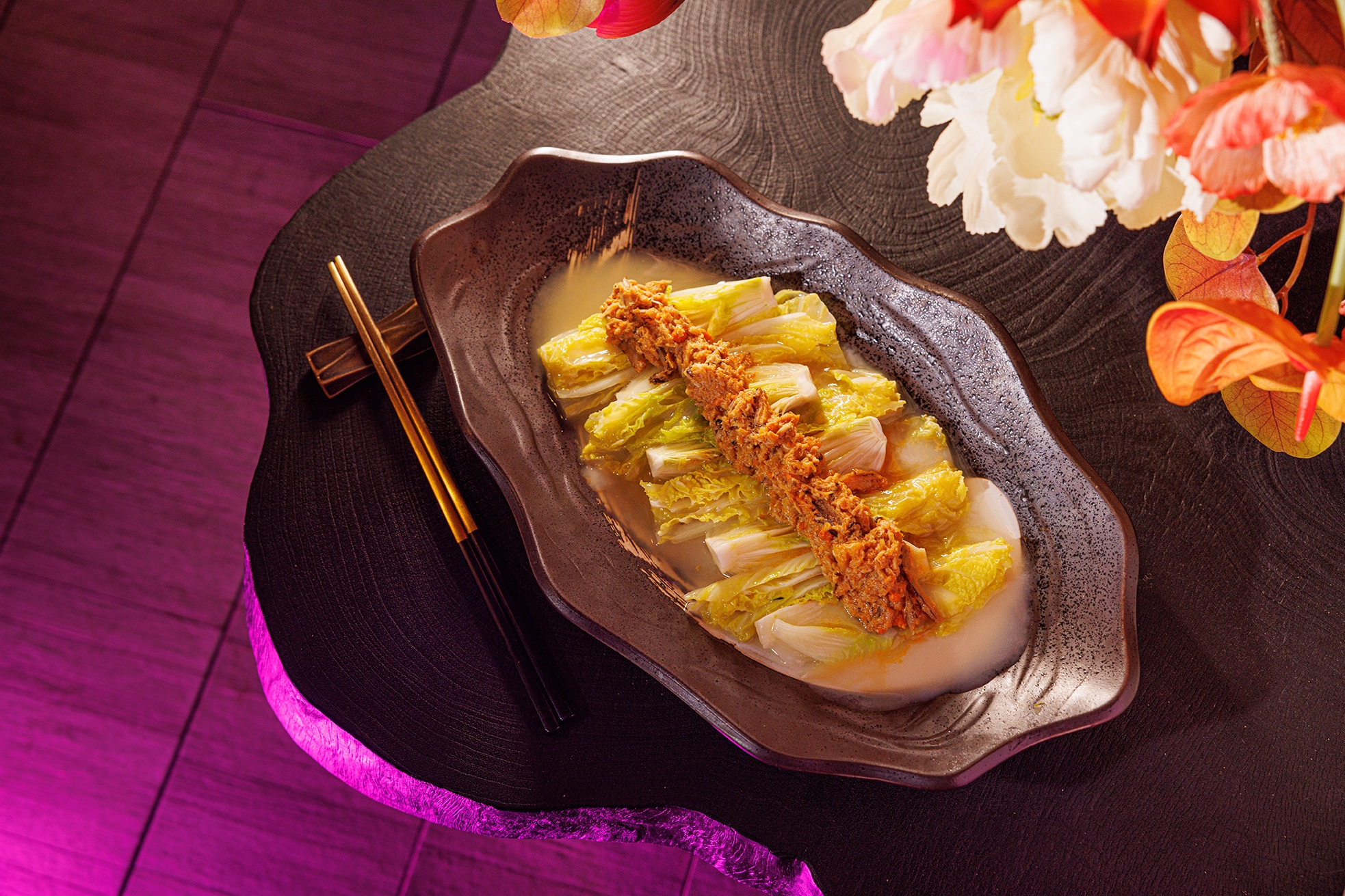 稻埕飯店_蟹粉魚湯泡津白