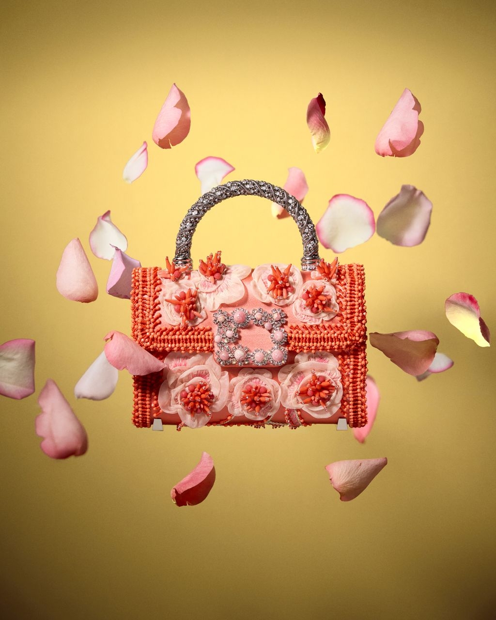 Roger Vivier 手袋 Lesage 刺繡 高級訂製