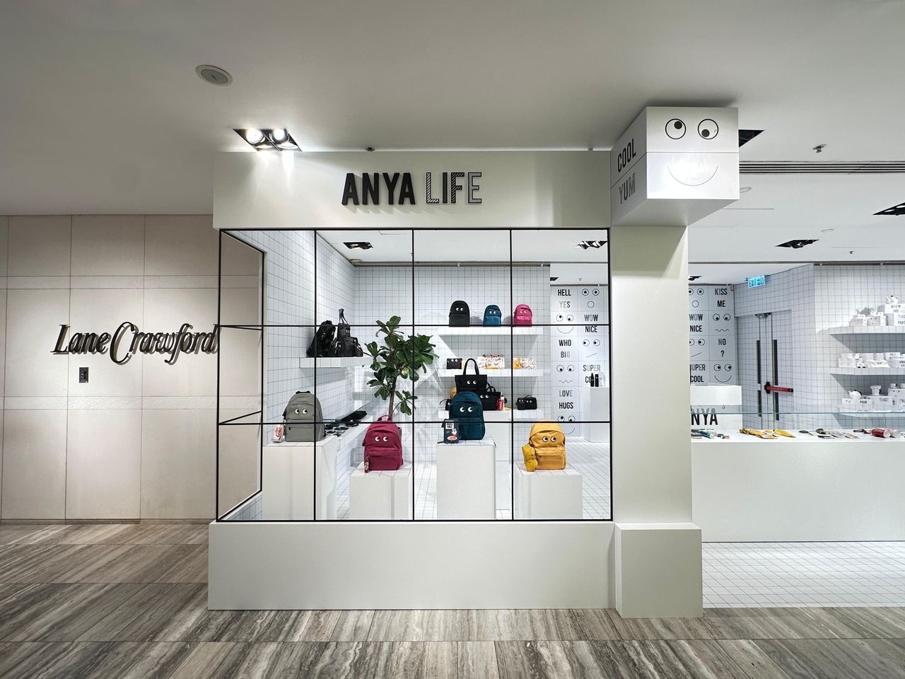 Anya Hindmarch Lane Crawford pop up  Anya Life 期間限定店