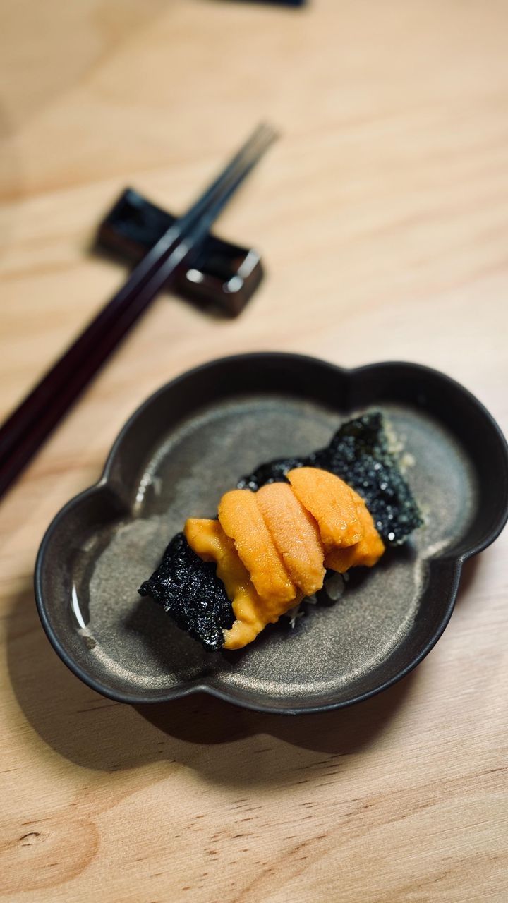 日本特上海膽配紫菜