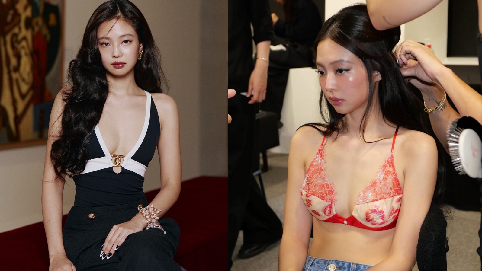 Jennie CHANEL首爾高級手工坊時裝騷