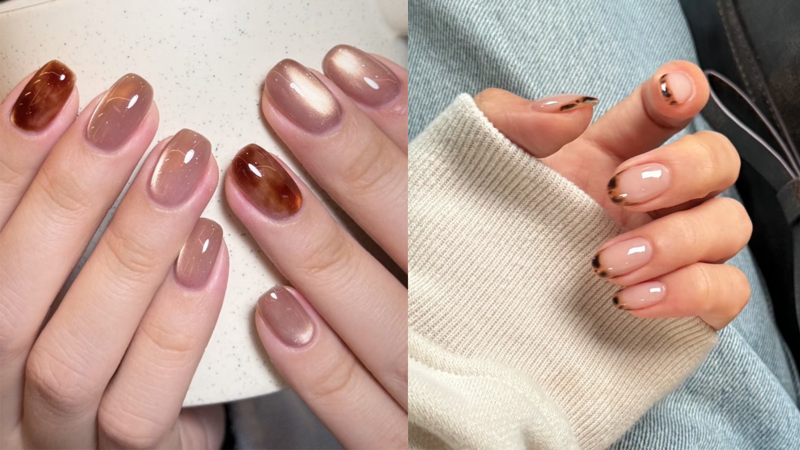 秋冬美甲,單色,流行趨勢