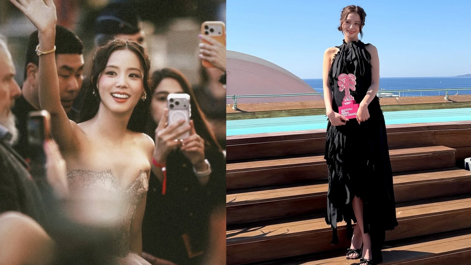 Jisoo 就獲頒「Madame Figaro Rising Star Award」(費加洛女士新星獎)獎項