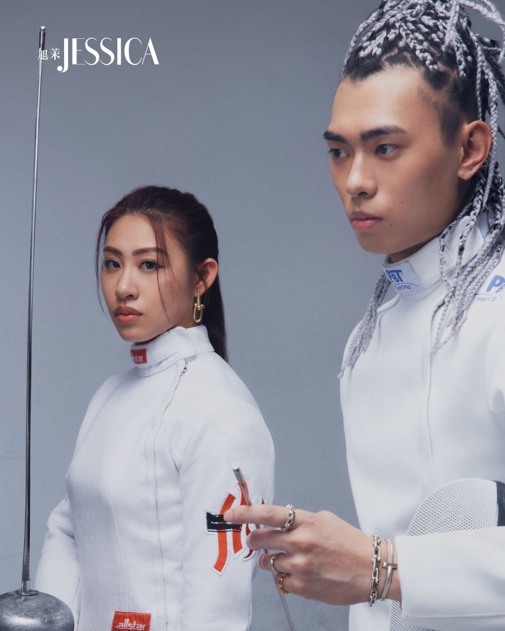 (左)佘繕妡 、(右)何瑋桁