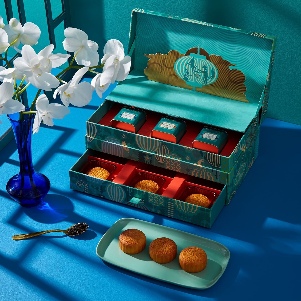 Fortnum & Mason 六件裝月餅及迷你散茶禮盒